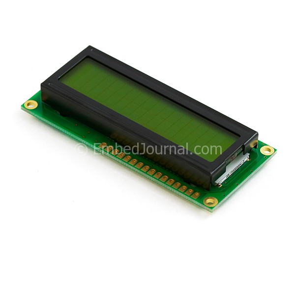 Interfacing LCD Module with Microcontroller - EmbedJournal